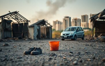 Incendio e fuga in auto al campo rom in Via dei Gordiani: quattro arresti