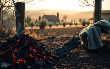Incendio in un podere a Chianciano Terme: due vittime durante la bruciatura degli sfalci