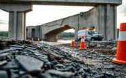 Ponte sul Trigno crollato per il maltempo, emergenza evacuazioni in Molise