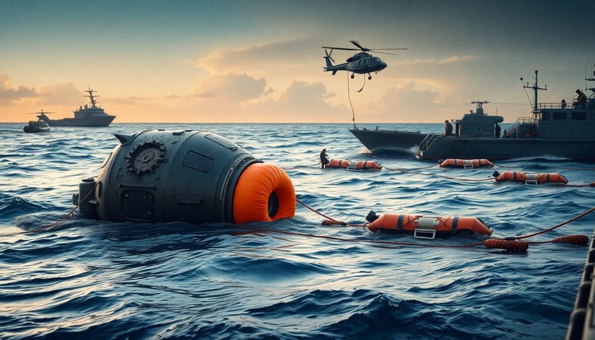 Recupero Artemis II: come verrà assicurata la capsula dopo lo splashdown