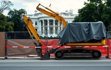 sospesi i lavori per la nuova sala da ballo della casa bianca il giudice chiede lintervento del congresso 1775033511 364x230