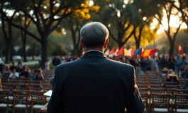 Tensioni al giardino Inglese: contestatori interrompono il discorso del sindaco