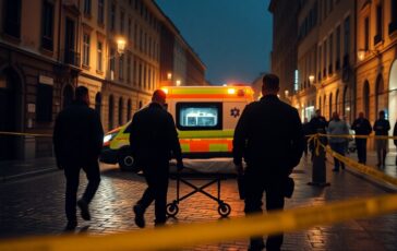 Tre uomini trovati con ferite da arma da taglio vicino a Porta Genova