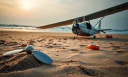 Velivolo biposto si schianta sulla sabbia a Grisolia Lido: nessun ferito