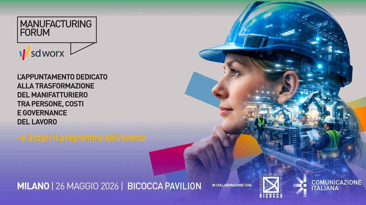 A Milano in programma Manufacturing Forum 2026 per 26 maggio