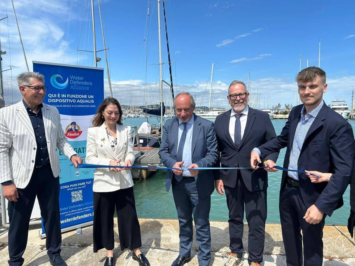 A Pescara il varo di Aqualis, dispositivo per la raccolta dei rifiuti galleggianti﻿