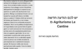 Benvenuta se dissente da Netanyahu il messaggio dellalbergatore toscano a una turista israeliana 265x160