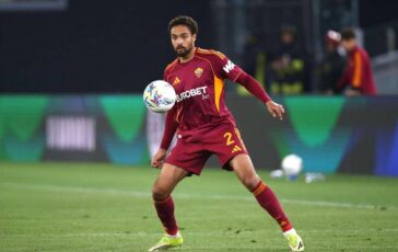 Braccio Mancini su gol Rensch fallo di Britschgi e rigore caos nel finale di Parma Roma 364x230