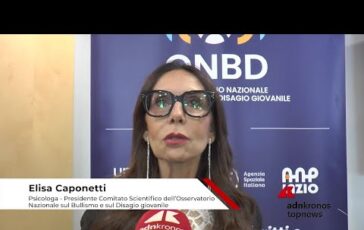 Bullismo Caponetti Onbd ‘ansia malessere e uso massiccio dellAi tra i giovani 364x230