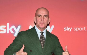 Champions Di Canio show nel prepartita la frase che imbarazza lo studio 364x230