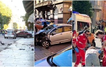 Con lauto travolge i pedoni a Modena poi fugge fermato dai passanti e accusato di strage e lesioni 364x230