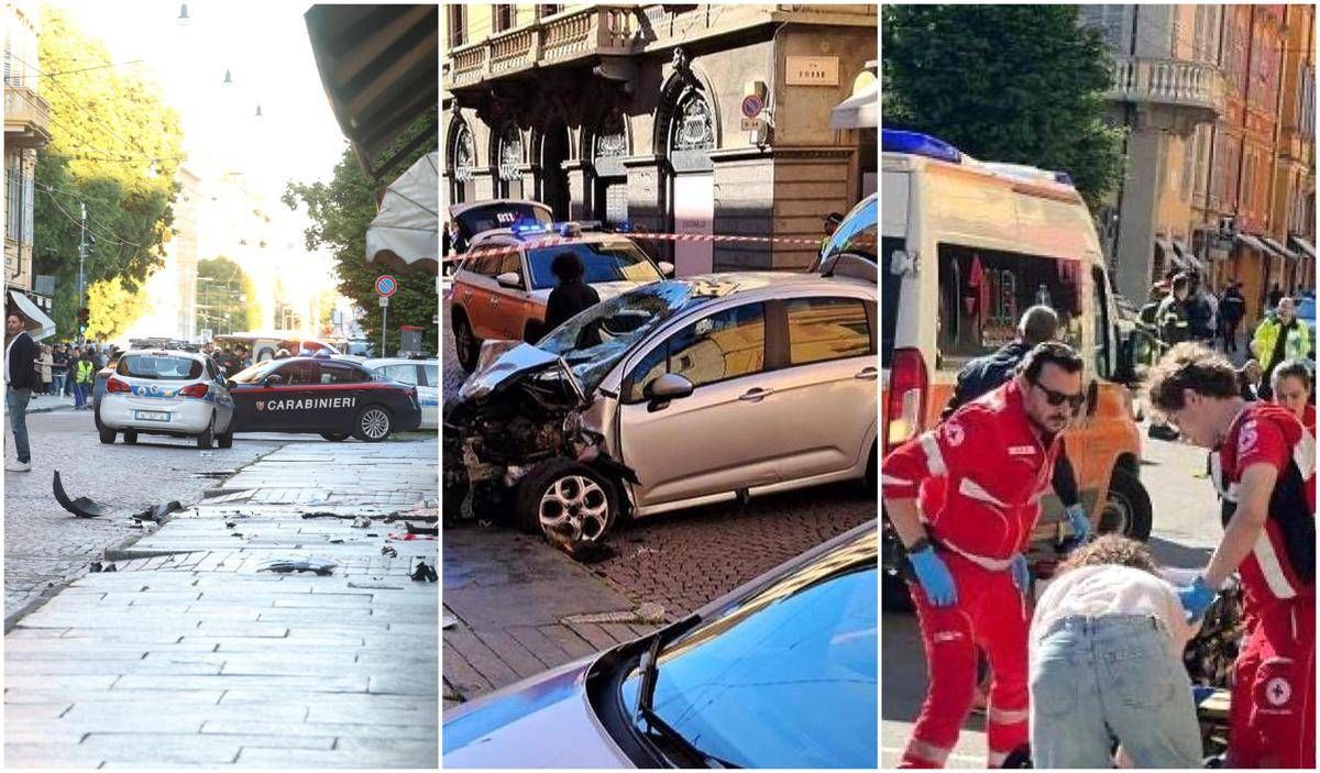 Con l'auto travolge i pedoni a Modena, poi fugge: fermato dai passanti, è accusato di strage e lesioni