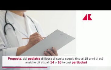 Dal pediatra fino a 18 anni deta la proposta nella bozza della riforma sui medici di famiglia 364x230