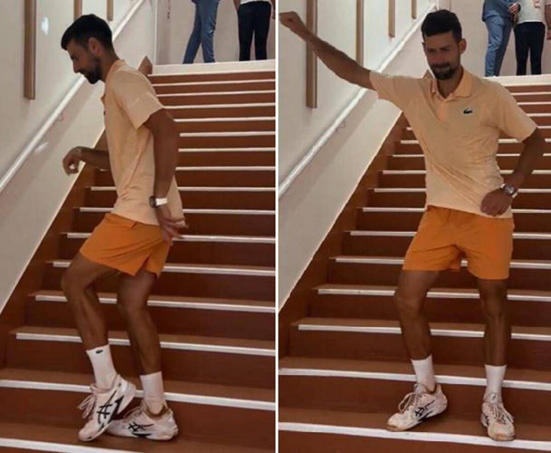 Djokovic come Michael Jackson al Roland Garros, moonwalk dopo la vittoria