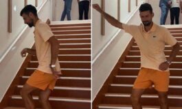 Djokovic come Michael Jackson al Roland Garros moonwalk dopo la vittoria 265x160