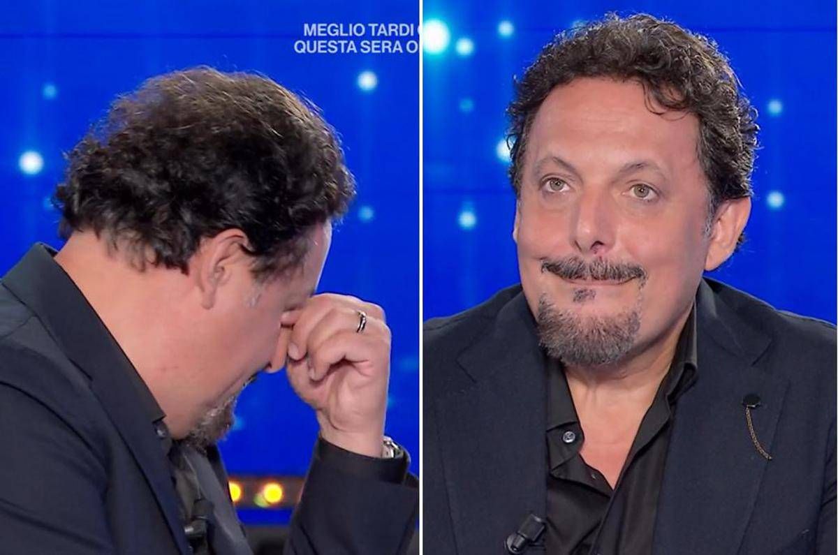 Domenica In Enrico Brignano e la commozione Ho 60 anni ormai piango sempre
