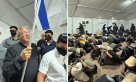 Flotilla ministro Ben Gvir tra attivisti detenuti e inginocchiati. Meloni Tajani Inaccettabile. Convocato ambasciatore 265x160
