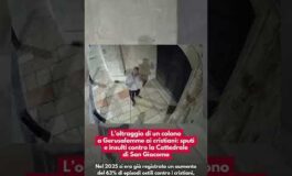 Gerusalemme oltraggio di un colono ai cristiani sputi e insulti contro la Cattedrale di S. Giacomo 265x160