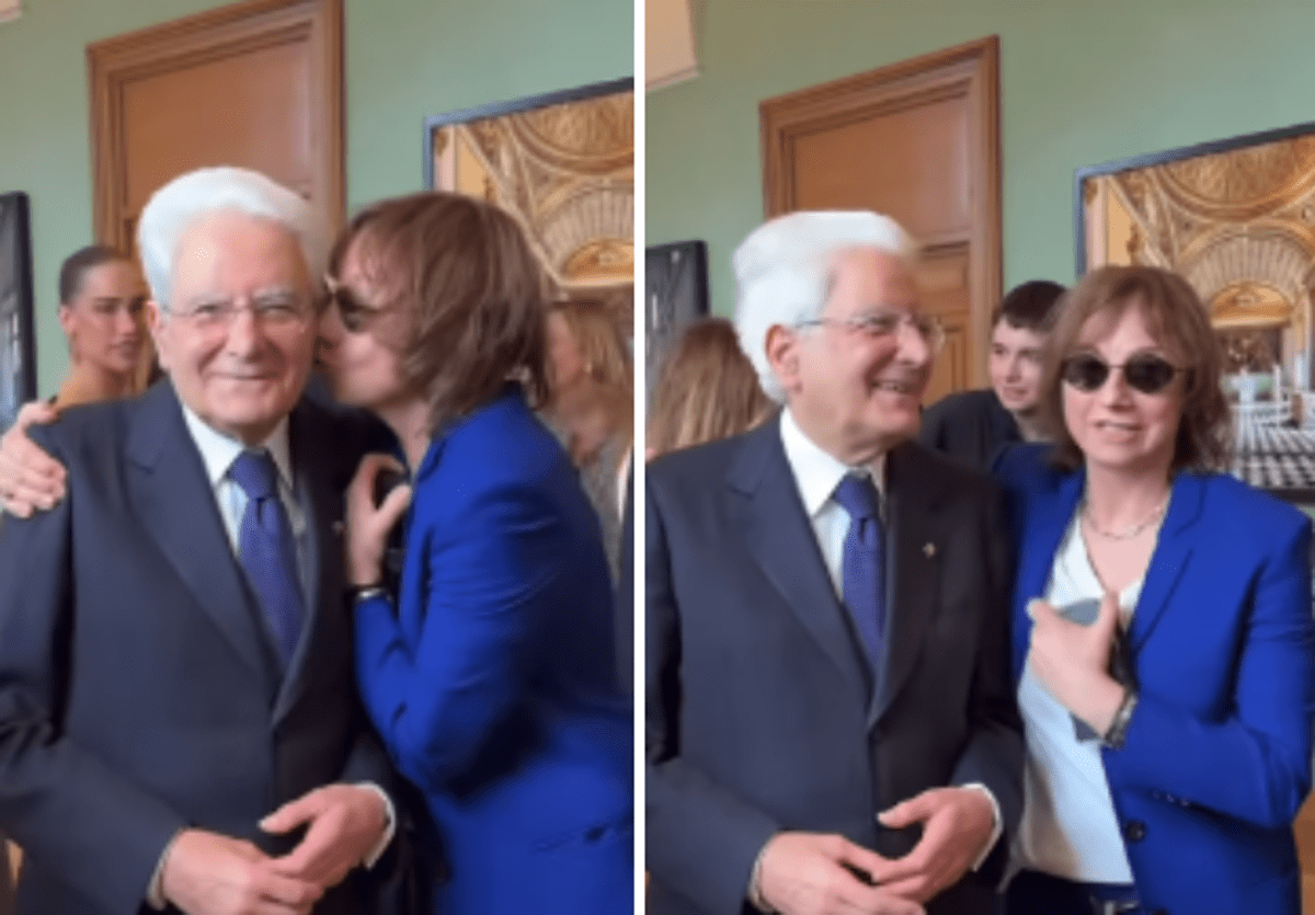 Gianna Nannini bacia... Mattarella: il video virale e la dedica al Presidente della Repubblica