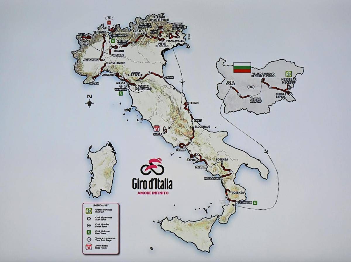 Giro d'Italia al via domani: dove vedere tutte le tappe in tv e streaming
