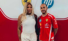 Gp Miami Serena Williams nel box Ferrari con Hamilton e Leclerc Sono venuta a salutare i miei amici 265x160