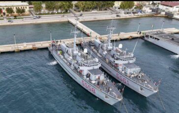 In viaggio per Gibuti i due cacciamine italiani verso missione multinazionale di sminamento nello Stretto di Hormuz 364x230