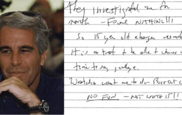 Jeffrey Epstein il biglietto choc prima della morte Indagato per mesi non hanno trovato nulla 364x230