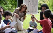 kate a reggio emilia la principessa incontra i bimbi dellasilo modello nel verde 2