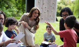 Kate a Reggio Emilia la principessa incontra i bimbi dellasilo modello nel verde 265x160