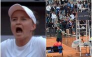 Krejcikova hurle, Riedi manque de déclencher une bagarre, des altercations éclatent entre joueurs et supporters lors de l'International 2