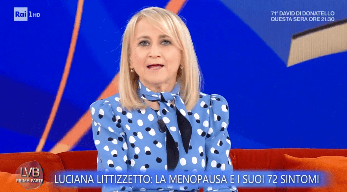 La menopausa secondo Luciana Littizzetto: "72 sintomi diversi, effetto forno acceso"