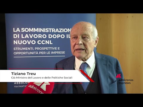 Lavoro, Treu: "Agenzie protagoniste nel mercato del lavoro"