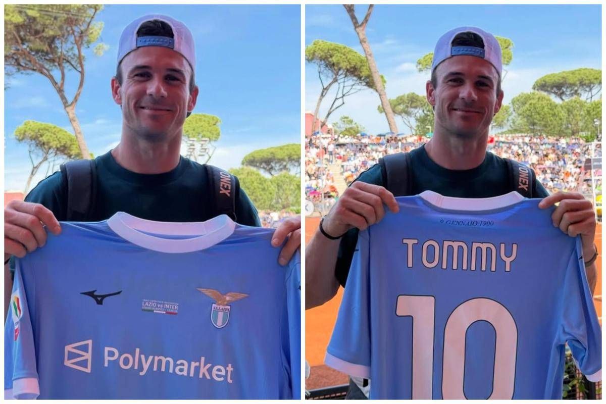 Lazio, maglia speciale per Paul: il regalo agli Internazionali
