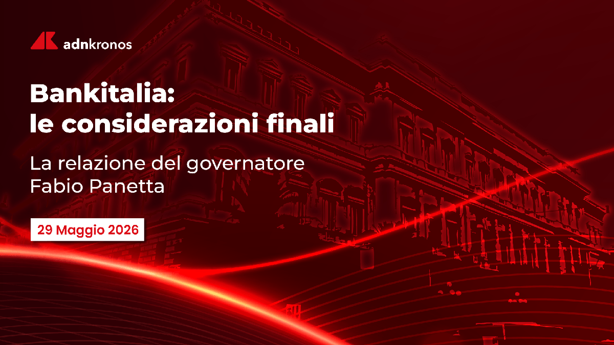 Le Considerazioni finali, venerdì 29 maggio la diretta Adnkronos dall'assemblea della Banca d'Italia