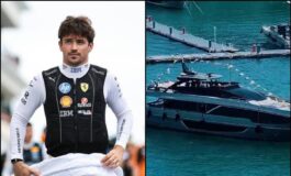 Leclerc vacanza. da sogno super yacht da 15 milioni per Charles 265x160