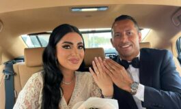 Lex Lazio Cesar si e sposato con Stefania Marchionna Mancini tra i testimoni 265x160