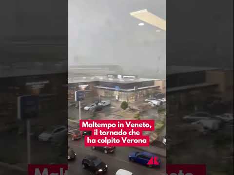 Maltempo in Veneto, il tornado che ha colpito Verona