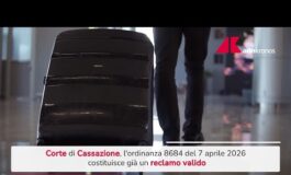 Mancata riconsegna del bagaglio in aeroporto per Cassazione e gia reclamo valido 265x160