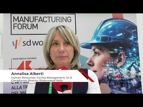 Manufacturing Forum 2026 Alberti Rheinmetall Italia ‘fabbrica intelligente e AI futuro