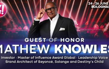 Mathew Knowles al Wmf 2026 a Bologna il 25 giugno 364x230