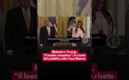 melania e trump il leader empatico le risate del pubblico alla casa bianca 2