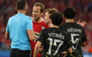 mendes rischia espulsione kompany chiede un rigore caos in bayern monaco psg 2