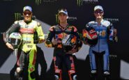 motogp alex marquez vince gara sprint a barcellona sul podio acosta e di giannantonio 2
