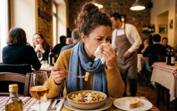 Naso che cola mentre si mangia Ecco perche 3 consigli pratici 364x230