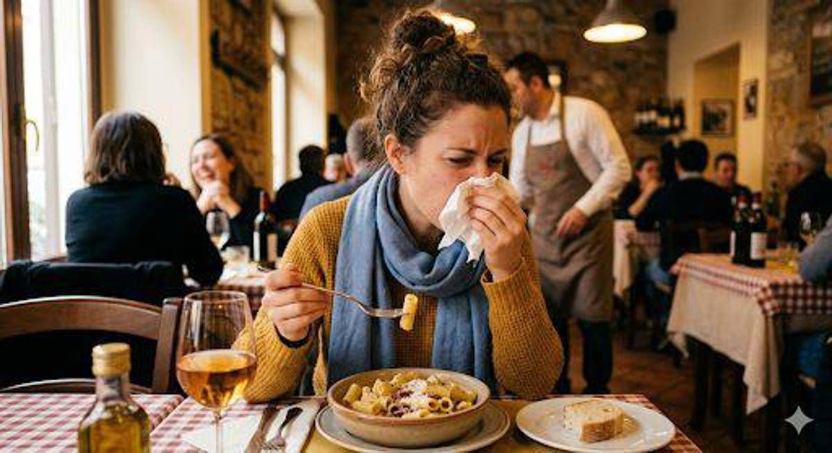 Naso che cola mentre si mangia? Ecco perché, 3 consigli pratici