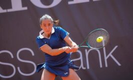 Noemi Basiletti chi e lazzurra che ha vinto la sua prima partita Wta agli Internazionali 265x160