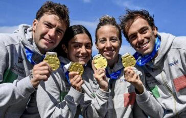 Nuoto nel fondo a Golfo Aranci trionfo azzurro nella staffetta e il sigillo di Paltrinieri 364x230