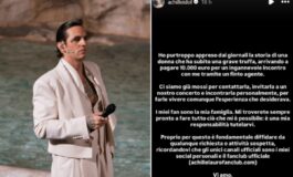 Paga 10mila euro per incontrare Achille Lauro ma e una truffa il gesto del cantante 265x160