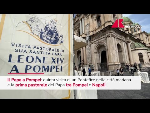 Papa Leone a Pompei, quinta visita di un Pontefice nella città mariana