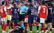 psg arsenal caos rigori in finale champions protestano luis enrique e arteta 2